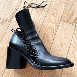 ANN DEMEULEMEESTER Lace Up Boot